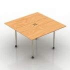 طاولة مربعة همي خشبية