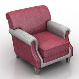 Односпальне крісло Vivaldi Decor 3d модель