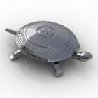 Dekorasi Meja Besi Turtle
