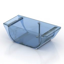 Скляна 3d модель ванни