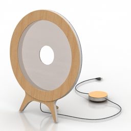 Circle Lamp Furniture 3d model