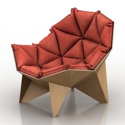 Polygon Shape Armchair 3d model