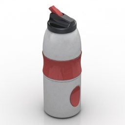 Plastflaske køkkenudstyr 3d-model
