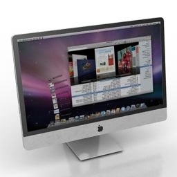 Led Monitor Apple Imac Pc 3d μοντέλο