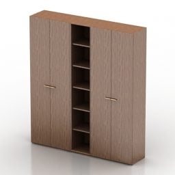3д модель шкафчика настенного шкафа для спальни