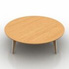 ラウンド木製テーブル家具