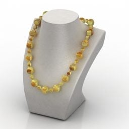 Bead Jewelry Store Display 3d model