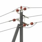Power Line Supports Column