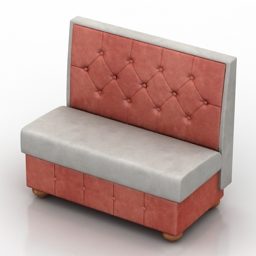 Sofa Aveny Highback Style 3d model