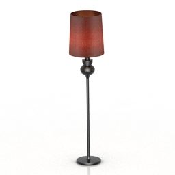 Art Floor Torchere Lamp 3d model