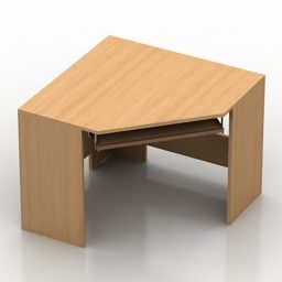 Corner Table Biurko 3d model