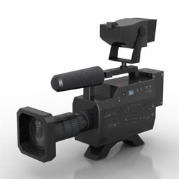 3д модель профессионального фотоаппаратического оборудования