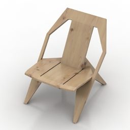 Wood Chair Herman Miller 3d model