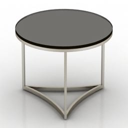 Round Frame Loop Table 3d model