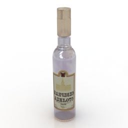 Botol Vodka Anggur model 3d