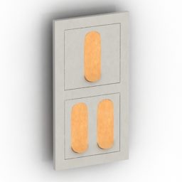 Wall Electric Switch 3d model