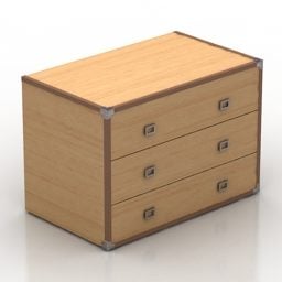 Office Wood Locker Komoda Design 3d model
