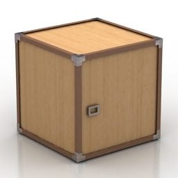 Jednoduchý 3D model nástěnné skříňky