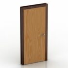 Puerta de madera simple