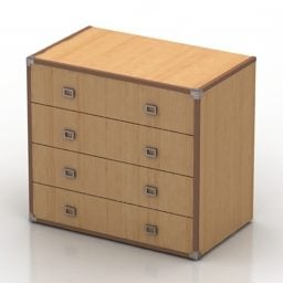 Office File Locker Komoda 3d model