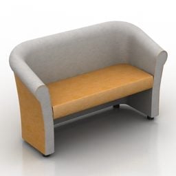 Sofa Shell Decor 3D-model