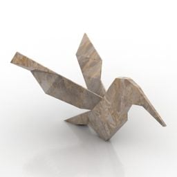 독수리 조각 장식 3d 모델