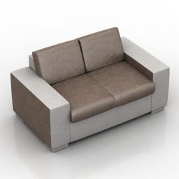 Καναπές 2 θέσεων Mega Design 3d μοντέλο