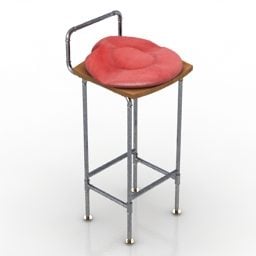 Industrial Chair Bar 3d model