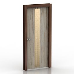 Home Single Door Decor 3d model