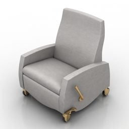 High Back Armchair Orchestra 3d model
