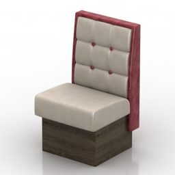 Armchair Dls High Back Style 3d model