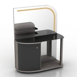 Modern Tuvalet Masası Garda Dekor 3D model