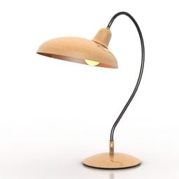 3д модель настольной лампы Аура