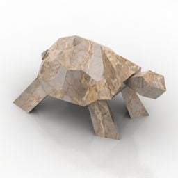 Turtle Animal Sculpture 3d model