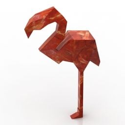 Flamingo sculptuur decoratie