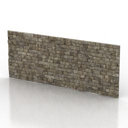 Mô hình tường đá 3d