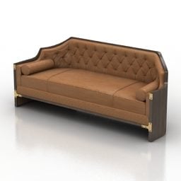 Δερμάτινος Καναπές – Καρέκλες, Τραπέζια, Καναπέδες 3d μοντέλο