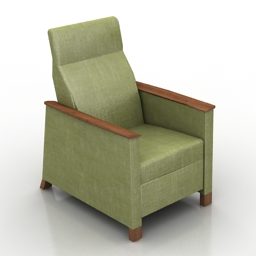 Vintage Armchair For Home 3d model