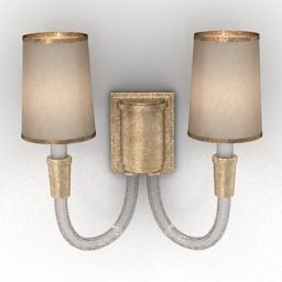 Two Shade Sconce Comfort Lighting 3d model