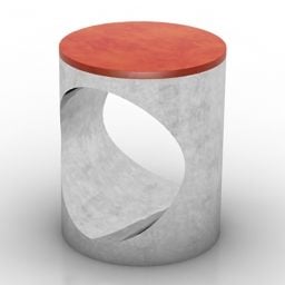Modern Cylinder Table Dan Ryan 3d model