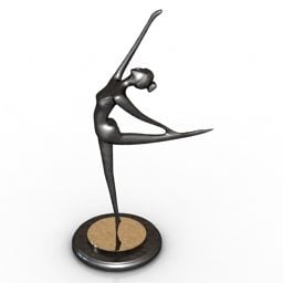 Female Dancing Table Figurine
