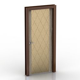 Home Wood Door Dorian 3d model