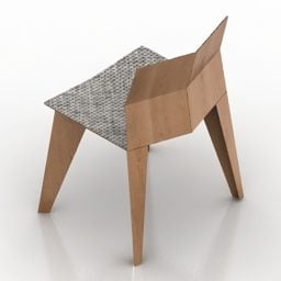 Chair Polygon Shape 3d model
