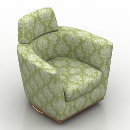 Landelijke fauteuil Tennessee 3D-model