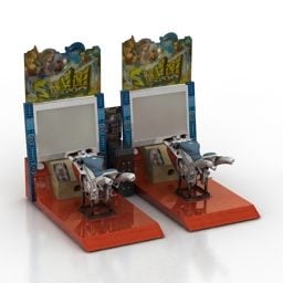 Game slotmachine speelgoed 3D-model