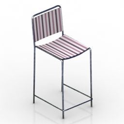 Simple Bar Chair Clarion Decor 3d model