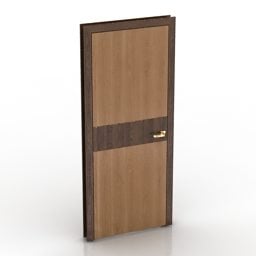 Modern Single Door Misto 3d model