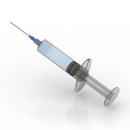 Health Syringe Hospital Equipment 3d model