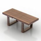 Table console en bois extensible