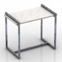 Marble Table Hollis 3d model